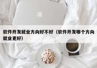 软件开发就业方向好不好（软件开发哪个方向就业更好）