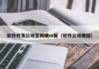 软件开发公司官网模m板（软件公司模版）