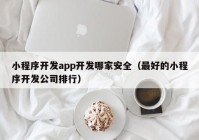 小程序开发app开发哪家安全（最好的小程序开发公司排行）