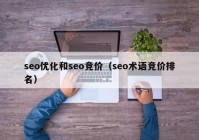 seo优化和seo竞价（seo术语竞价排名）